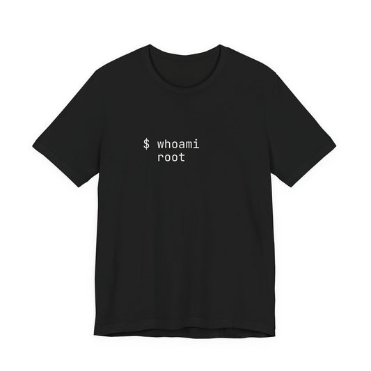 $ whoami root Tshirt